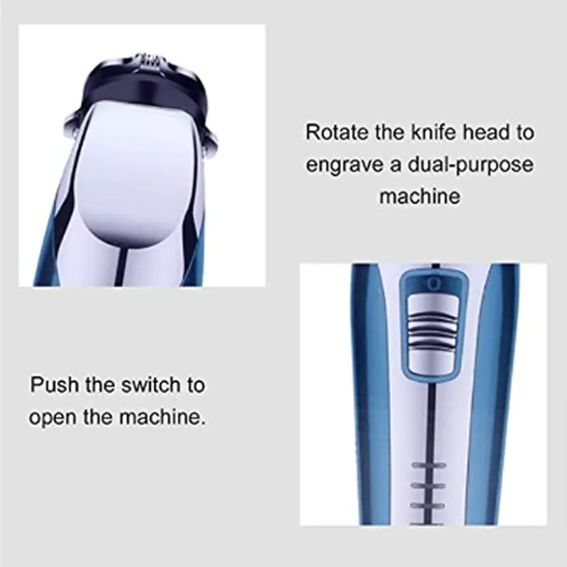 2 In 1 Stainless Steel Hair Clipper-Sk-797