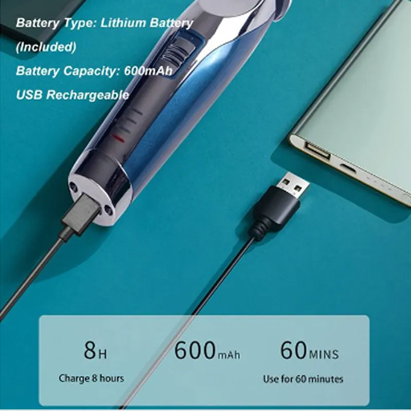 2 In 1 Stainless Steel Hair Clipper-Sk-797