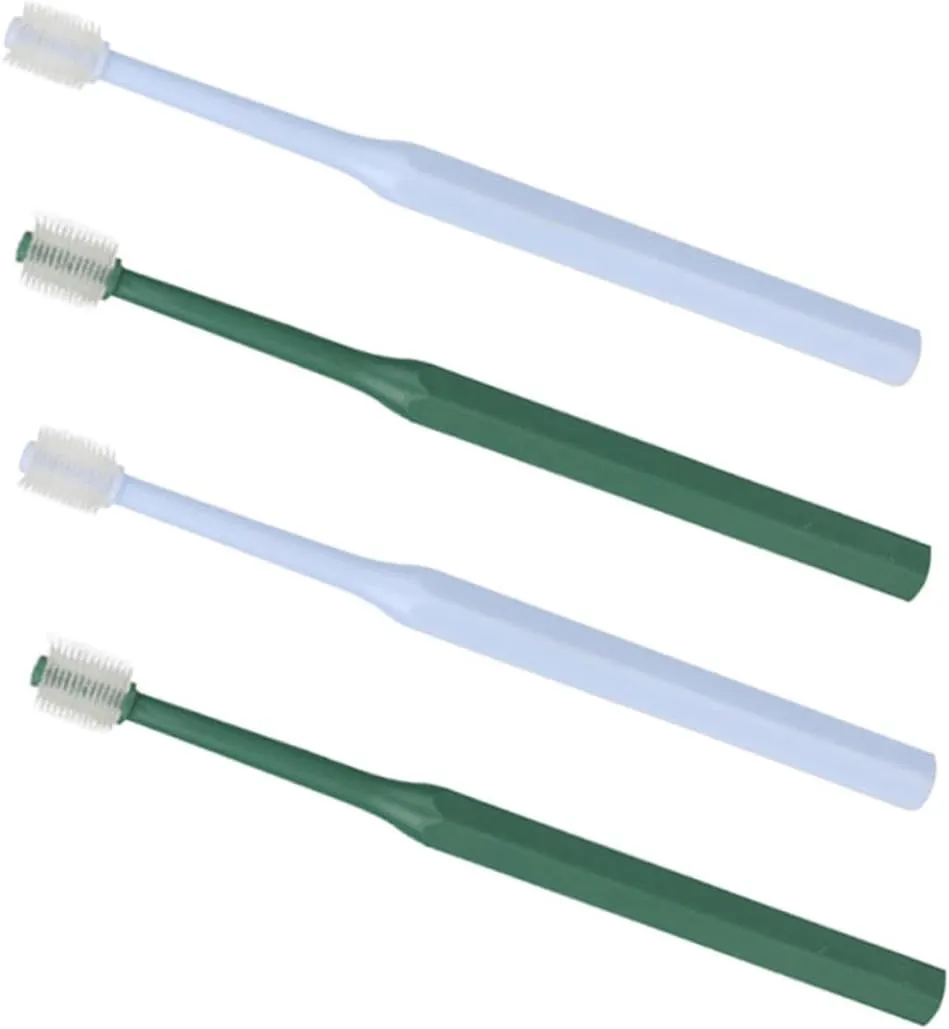 4pcs Kitten Toothbrushes Portable Cat Toothbrush Dog Supply Comfortable Ergonomic Handle