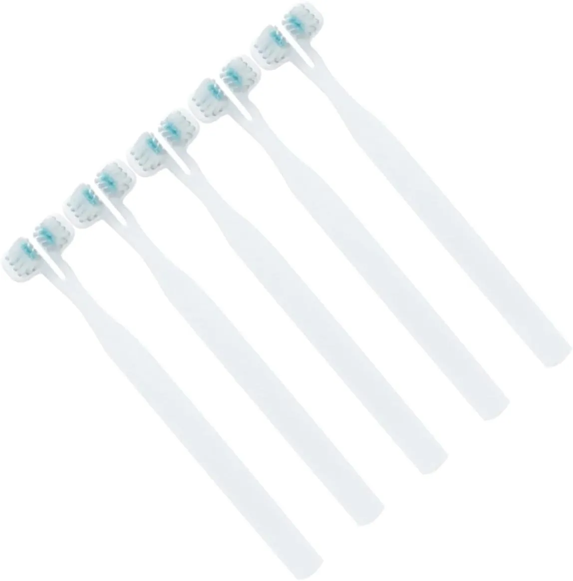 6pcs Pet Toothbrush Dog Cat Oral Care Toothbrush Kit Dual Head Dog for and Cats