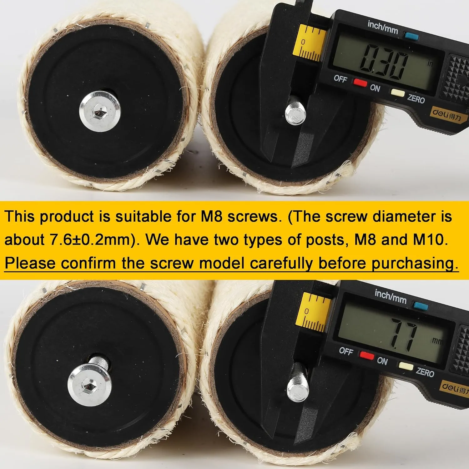 7.4cm 2.91in Diameter Cat Tree Scratching Post Replacement Sisal Pole Parts for Cat Tower (M8, 19.69in/50cm)