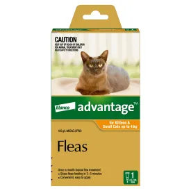 Advantage - Flea Treatment for Cats up to 4kg (1pk)