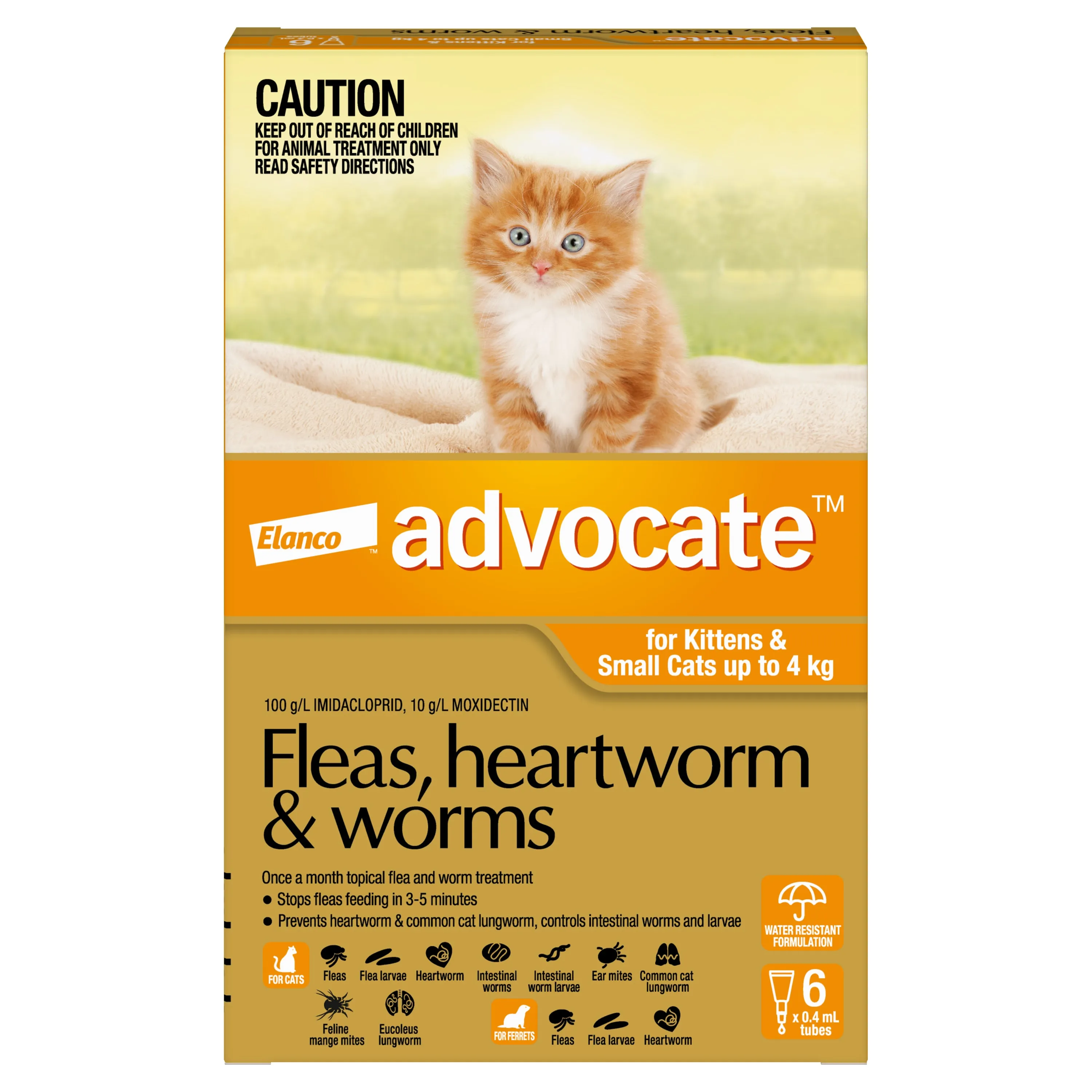 Advocate - Cat up to 4kg (6pk)