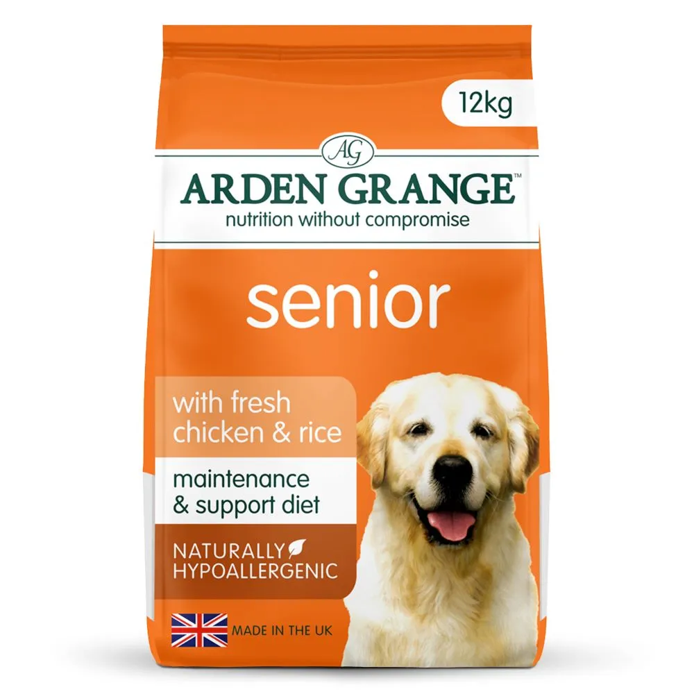 Arden Grange Senior With Fresh Chicken & Rice 12kg