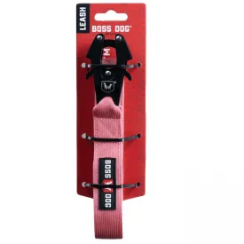 Boss Dog Tactical Dog Leash 4' x 1.25" Solid Pink