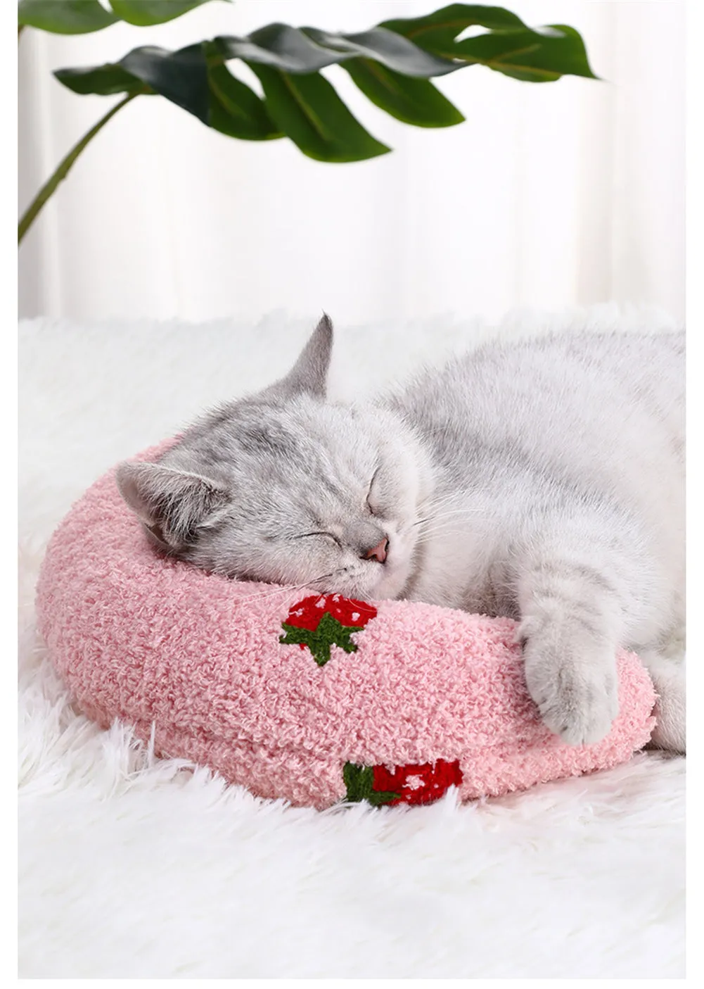 Calming U-Shaped Pet Pillow