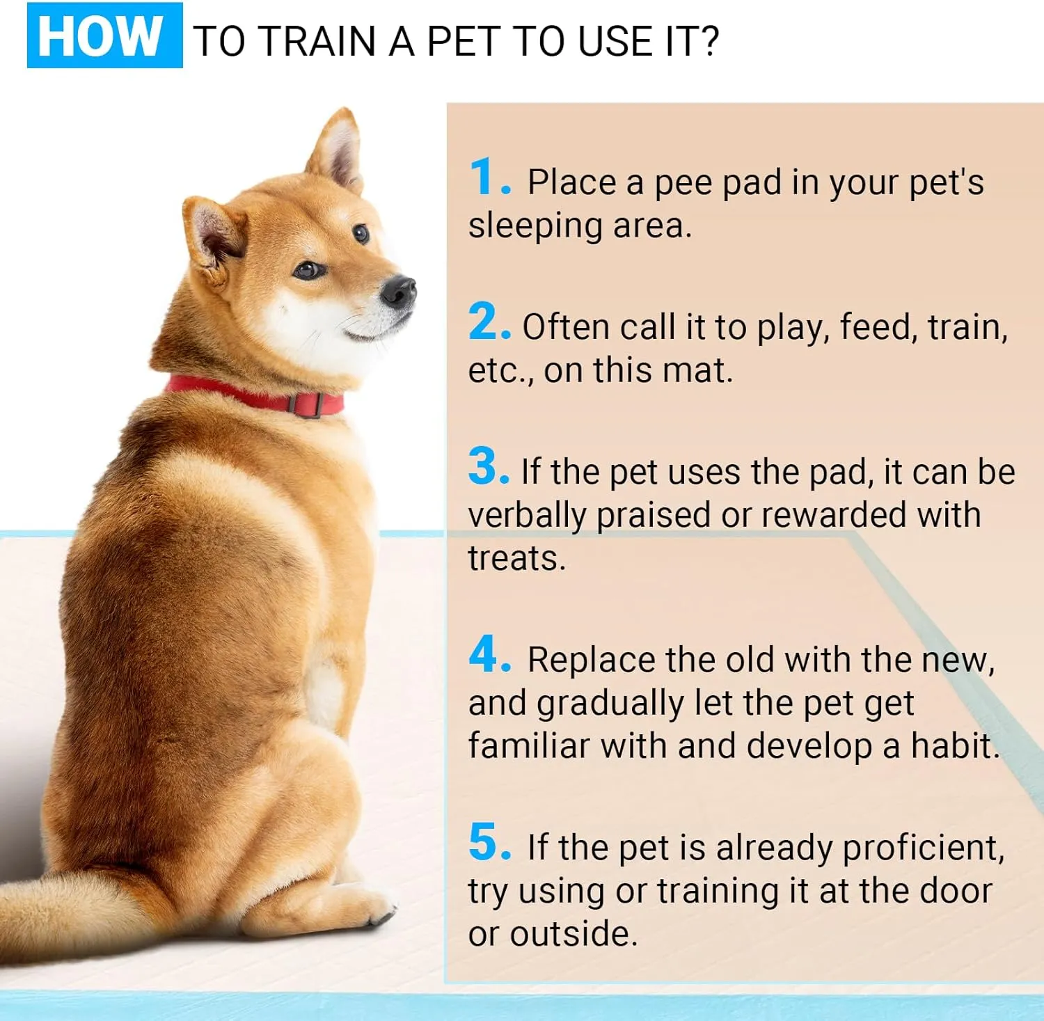 CALPALMY XL Pet Training Pee Pads (50-Count) - X-Large 28" x 34" Training Pad, Disposable Thicken Pee Pads for Dogs, Puppies, Large Dogs, Cats, and Rabbits - Quick Absorb Doggie Potty Pads