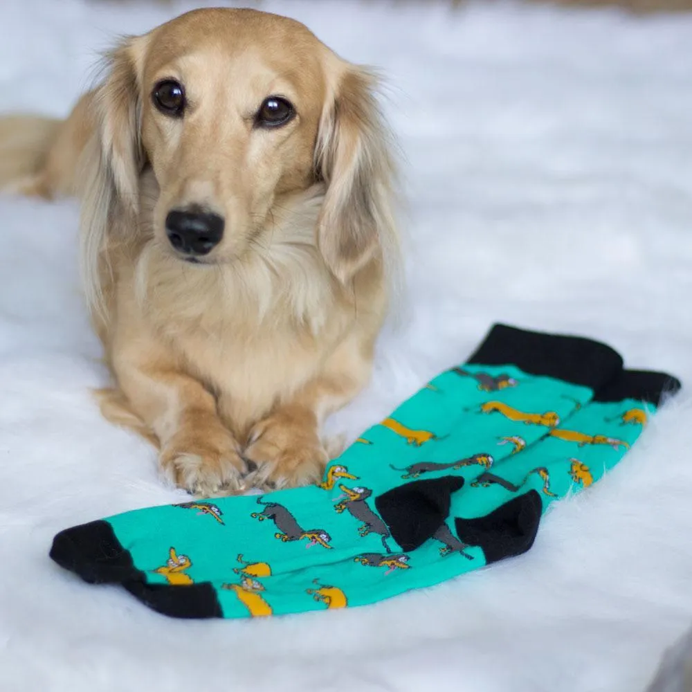 Cartoon Socks - Doxie Socks