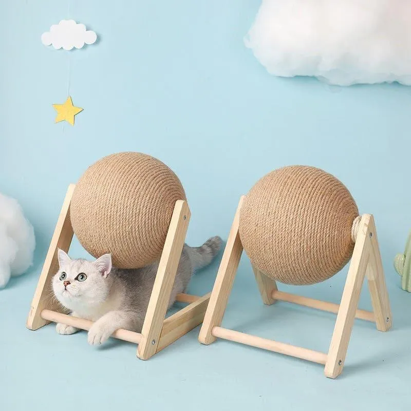 Cat Scratching Ball Toy - Keep Your Kitty Active and Happy!