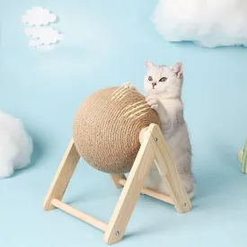 Cat Scratching Ball Toy - Keep Your Kitty Active and Happy!