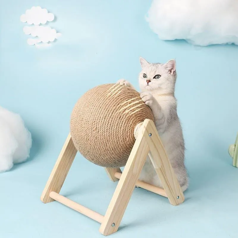 Cat Scratching Ball Toy - Keep Your Kitty Active and Happy!