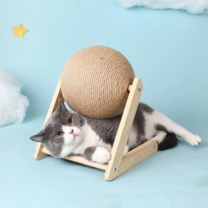Cat Scratching Ball Toy - Keep Your Kitty Active and Happy!
