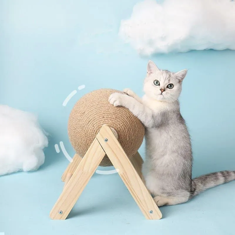 Cat Scratching Ball Toy - Keep Your Kitty Active and Happy!