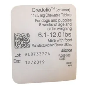 Credelio (lotilaner) Flea & Tick Tablets for Dogs