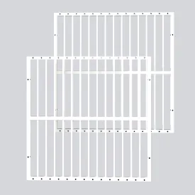 Dog Playpen - 32" Height Dog Pen, Heavy Duty Puppy Pen with Door, Safe & Sturdy, Easy Assemble for Indoor/Outdoor Pet Playpen (2 Panels, White)