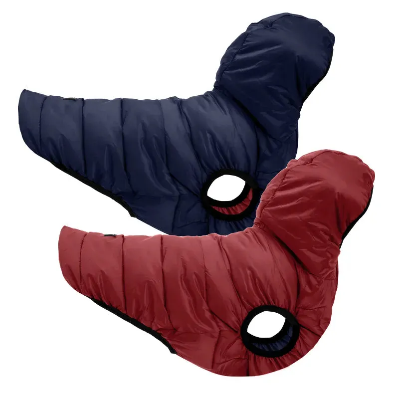 Double Sided Dog Reversible Winter Jacket