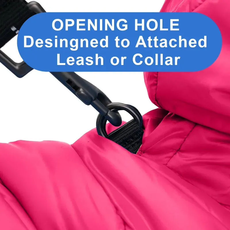 Double Sided Dog Reversible Winter Jacket