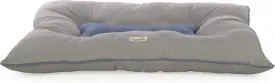 Dura Mat Tufted Pillow Pet Bed, Easy to Clean - Gray, Large, Dura Mat (Gray), 36.0" L x 27.0" W x 5.0" Th