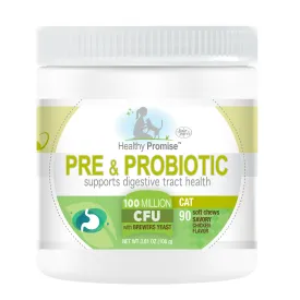 Four Paws Healthy Promise Pre and Probiotics for Cats Soft Chews Pre and Probiotic - 90 Count