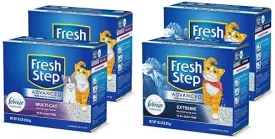 Fresh Step Multi-Cat with Febreze Freshness & Advanced Extreme Clumping Cat Litter with Odor Control - Mountain Spring Scent