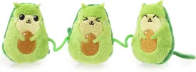 Fuzzyard Crinkle Plush Cat Toy with String and Catnip Inside (Avocatos)