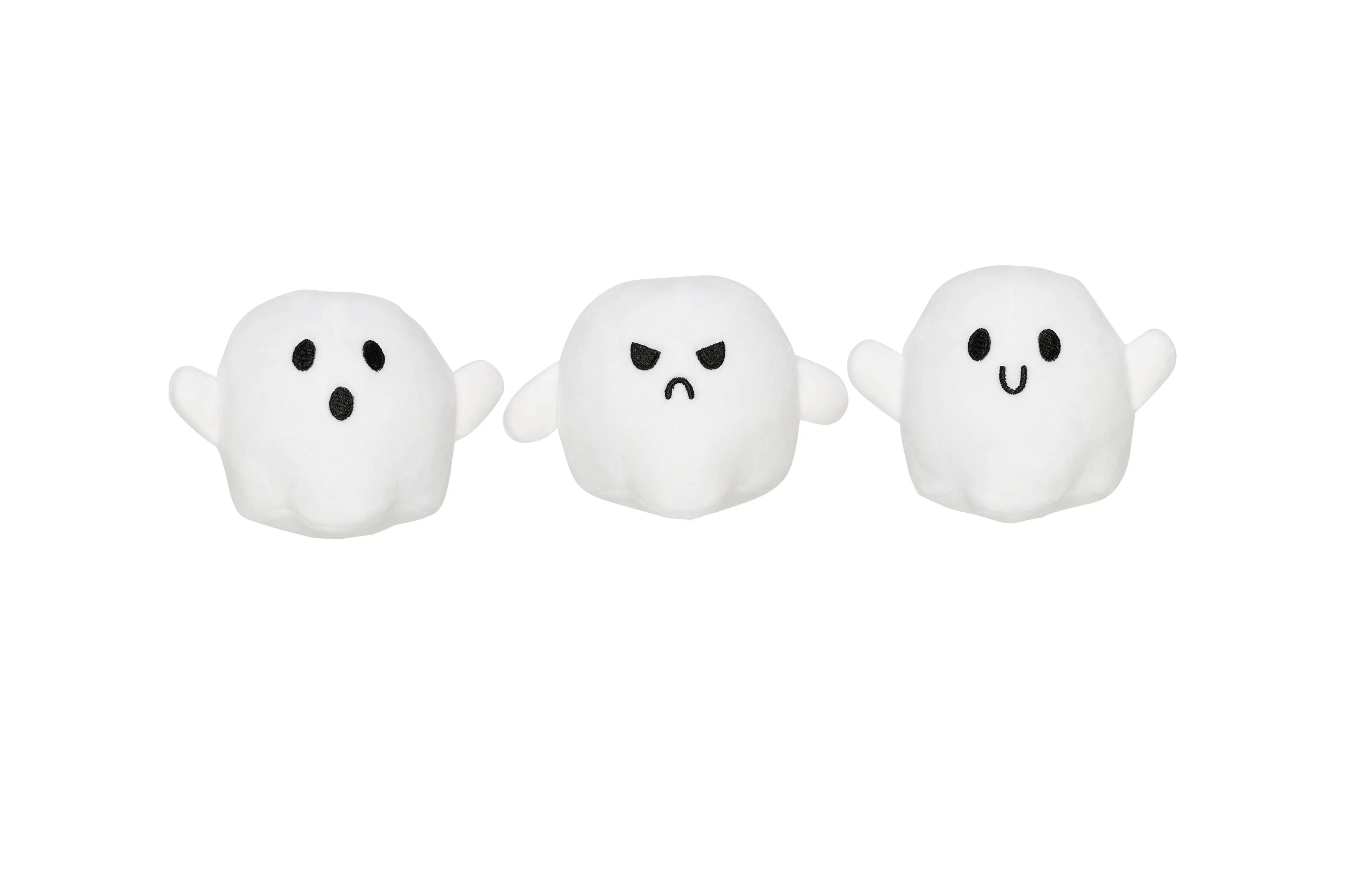 Ghosts Dog Toys, Set of 3