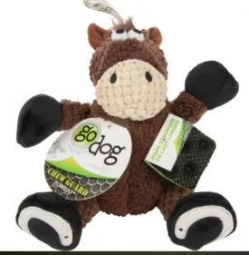 GoDog Checker Sitting Horse Dog Toy Small