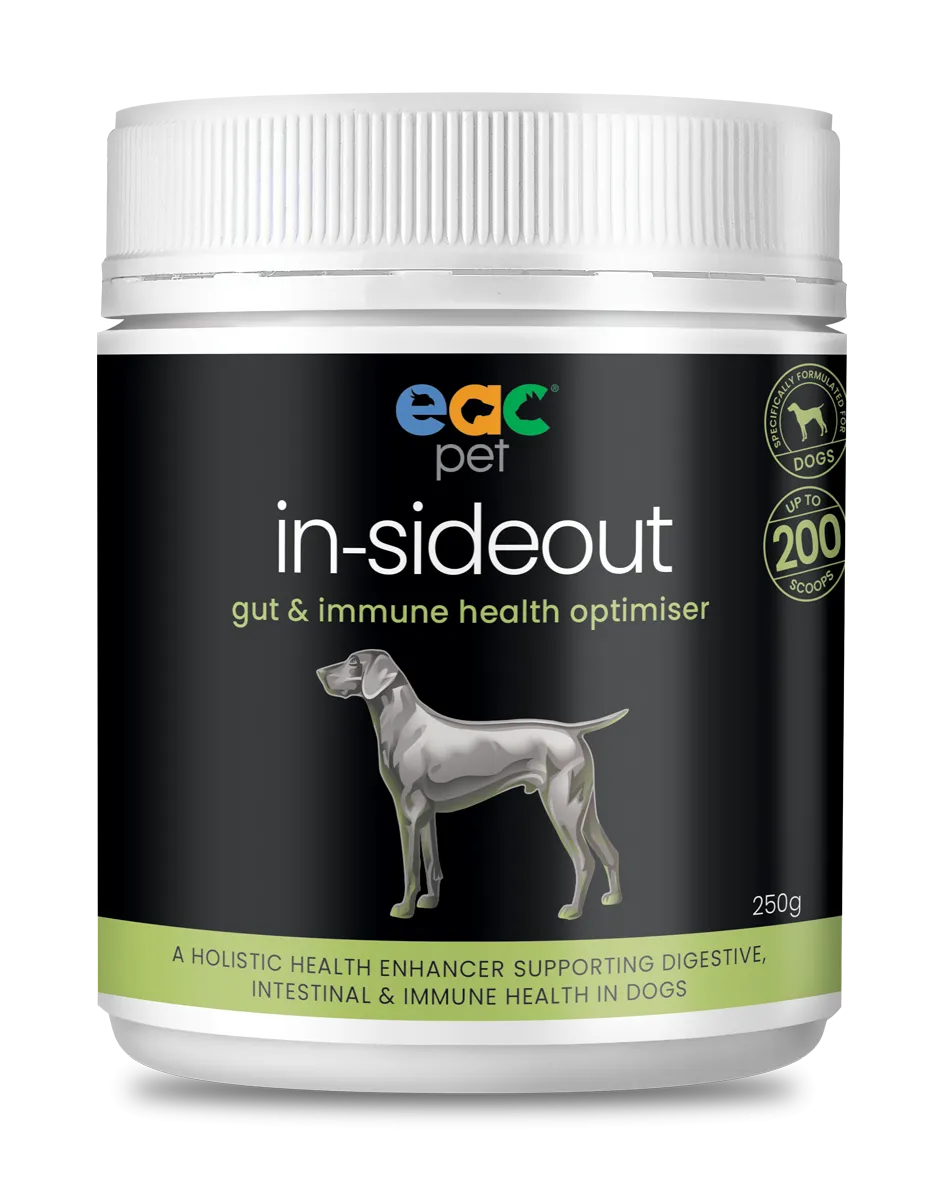 in-sideout Dog Formula - Pre & Probiotic Natural Nutraceutical Supplement For Dogs