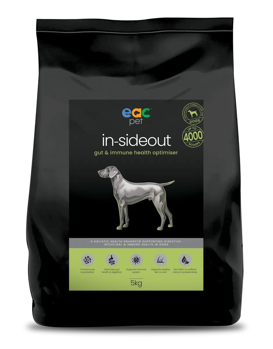 in-sideout Dog Formula - Pre & Probiotic Natural Nutraceutical Supplement For Dogs