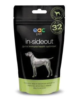 in-sideout Dog Formula - Pre & Probiotic Natural Nutraceutical Supplement For Dogs