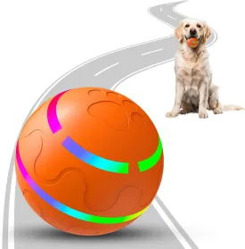 Interactive Dog Ball, Smart Interactive Dog Toys for Medium Large Dogs, Safe Material, Automatic Moving Vibrating Bouncing Ball for Pets, Rechargeable and Waterproof