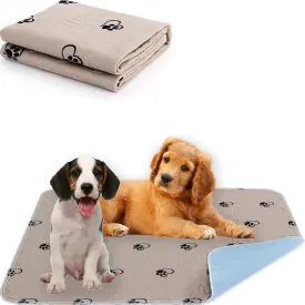 KAWALA Washable Pee Pads for Dogs Non-Slip Dog Pee Pads Extra Large 72" x 72" Reusable Puppy Pads Pet Training Pads Waterproof Fast Absorption Whelping Pads Food Bowl Mats Free Grooming Gloves