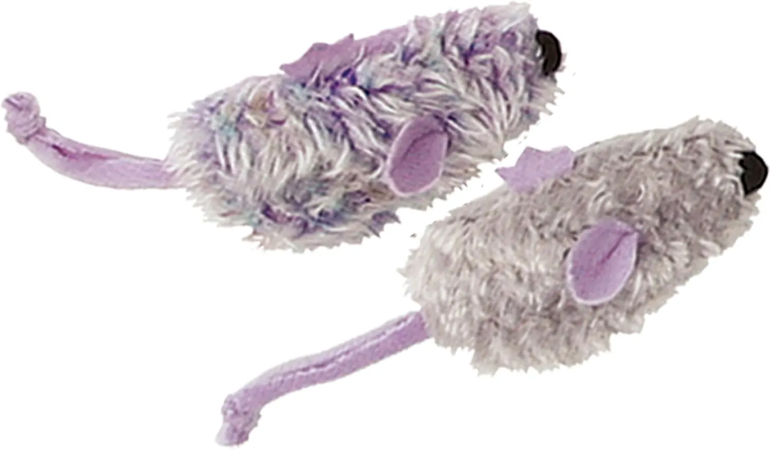 KONG Purple Mouse & Frosty Grey Mouse Catnip Toy, Cat Toy, 2/pack