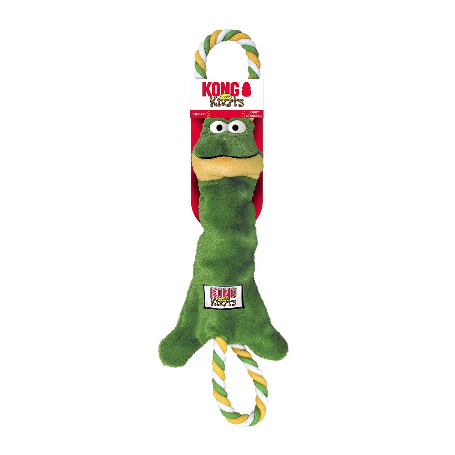 KONG Tugger Knots Frog Dog Toy Medium / Large