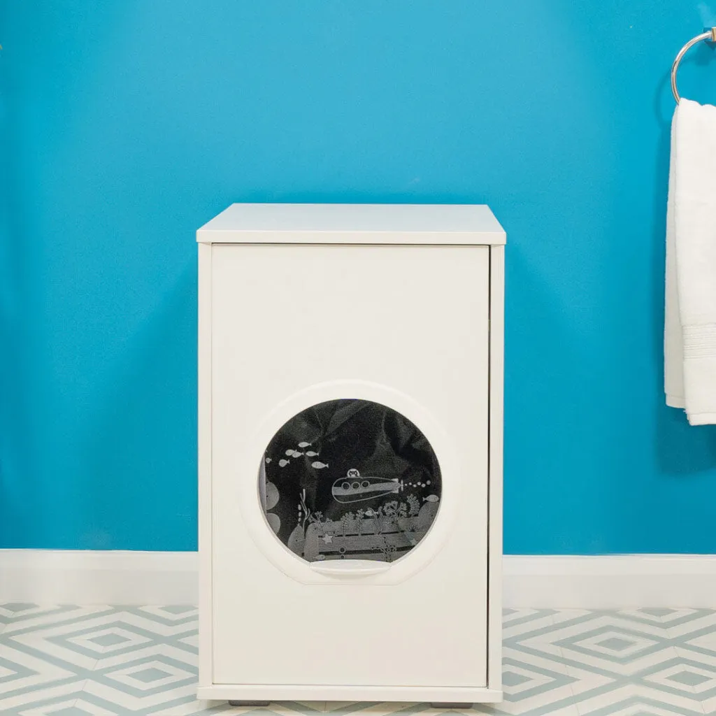 Maya Cat Litter Box Furniture Omlet