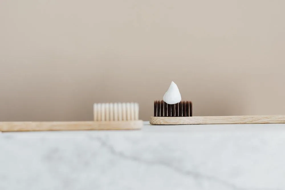 Natural Bamboo Antibacterial Toothbrushes - Set of 12 pieces