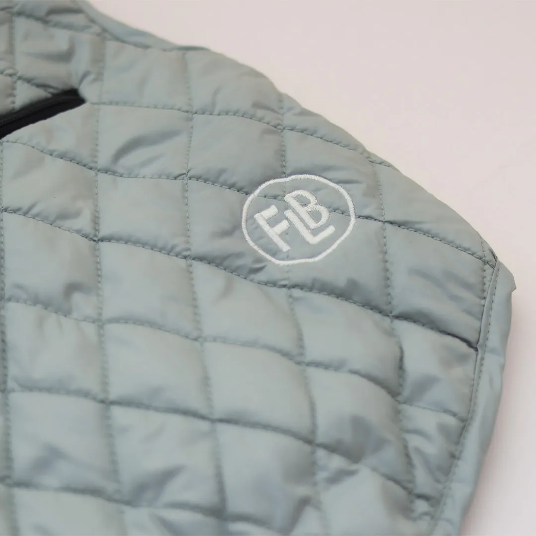 New Pistache Packable Quilted Dog jacket