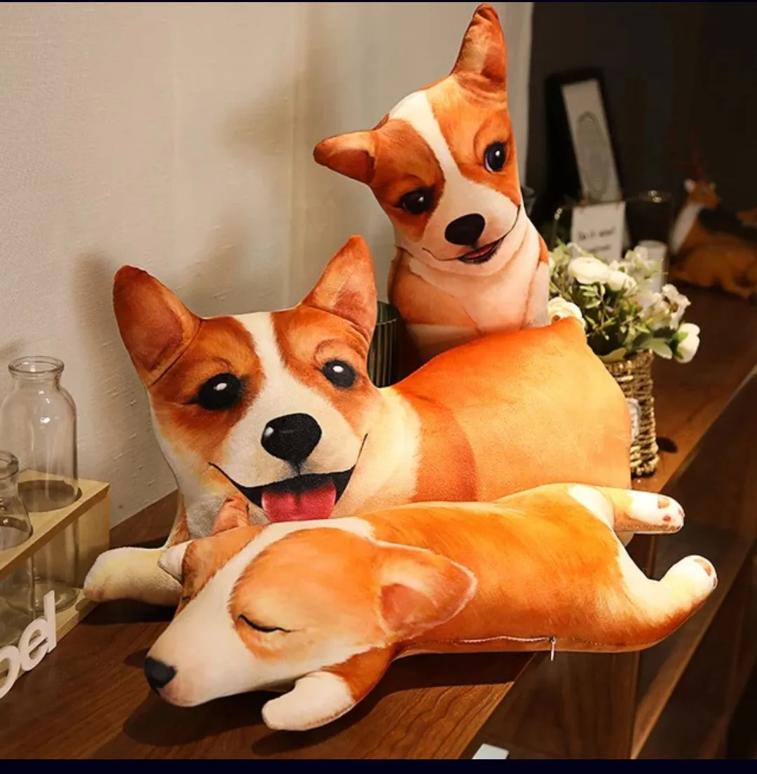 Pembroke Welsh Corgi Dog Body Pillow 4 styles of cuteness