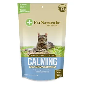 Pet Naturals of Vermont Calming Supplements for Cats - 30 ct Pouch