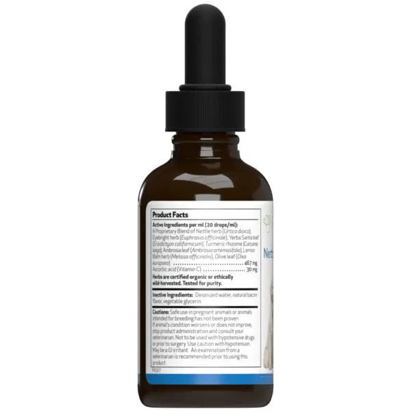 Pet Wellbeing Nettle-Eyebright Gold for Cats with Allergies