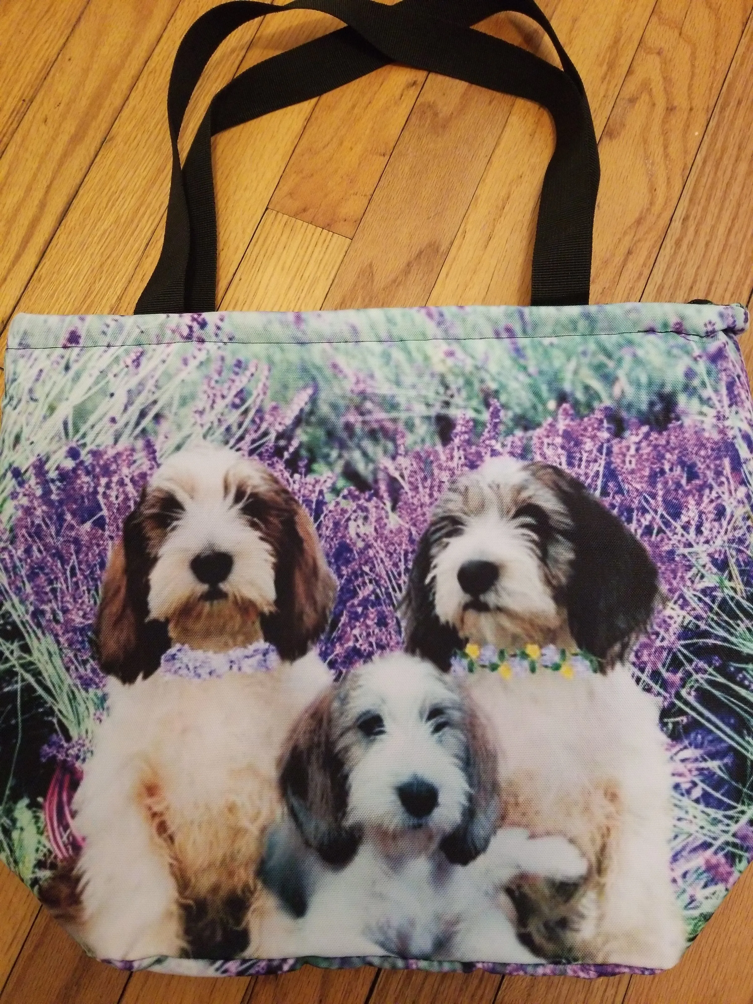 Petit Basset Griffon Vendeen Dog PVGV Ladies Purse Tote