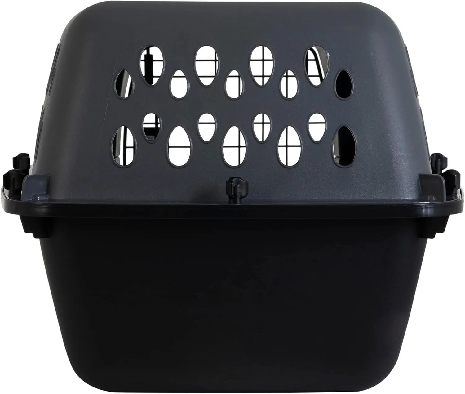 Petmate Pet Porter Dog Kennel 23", Dark Gray & Black, for Pets up to 15lbs, Made in USA