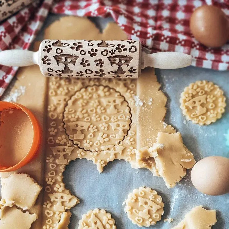 Pint Size Kawaii Embossed Rolling Pin