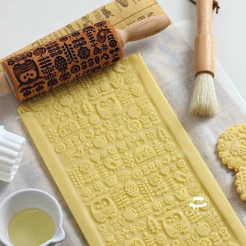 Pint Size Kawaii Embossed Rolling Pin