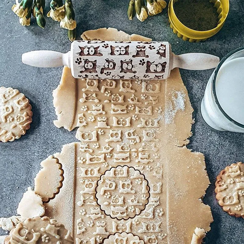 Pint Size Kawaii Embossed Rolling Pin