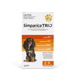 Simparica Trio - Chews for Dogs 5.1-10kg (3pk)