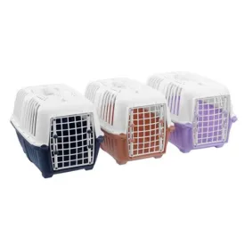 Small Plastic Door Pet Carrier - 47cm x 31cm x 32cm