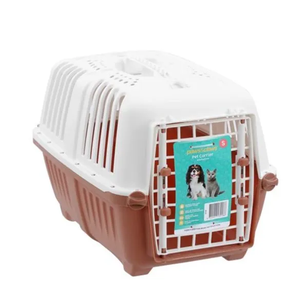 Small Plastic Door Pet Carrier - 47cm x 31cm x 32cm