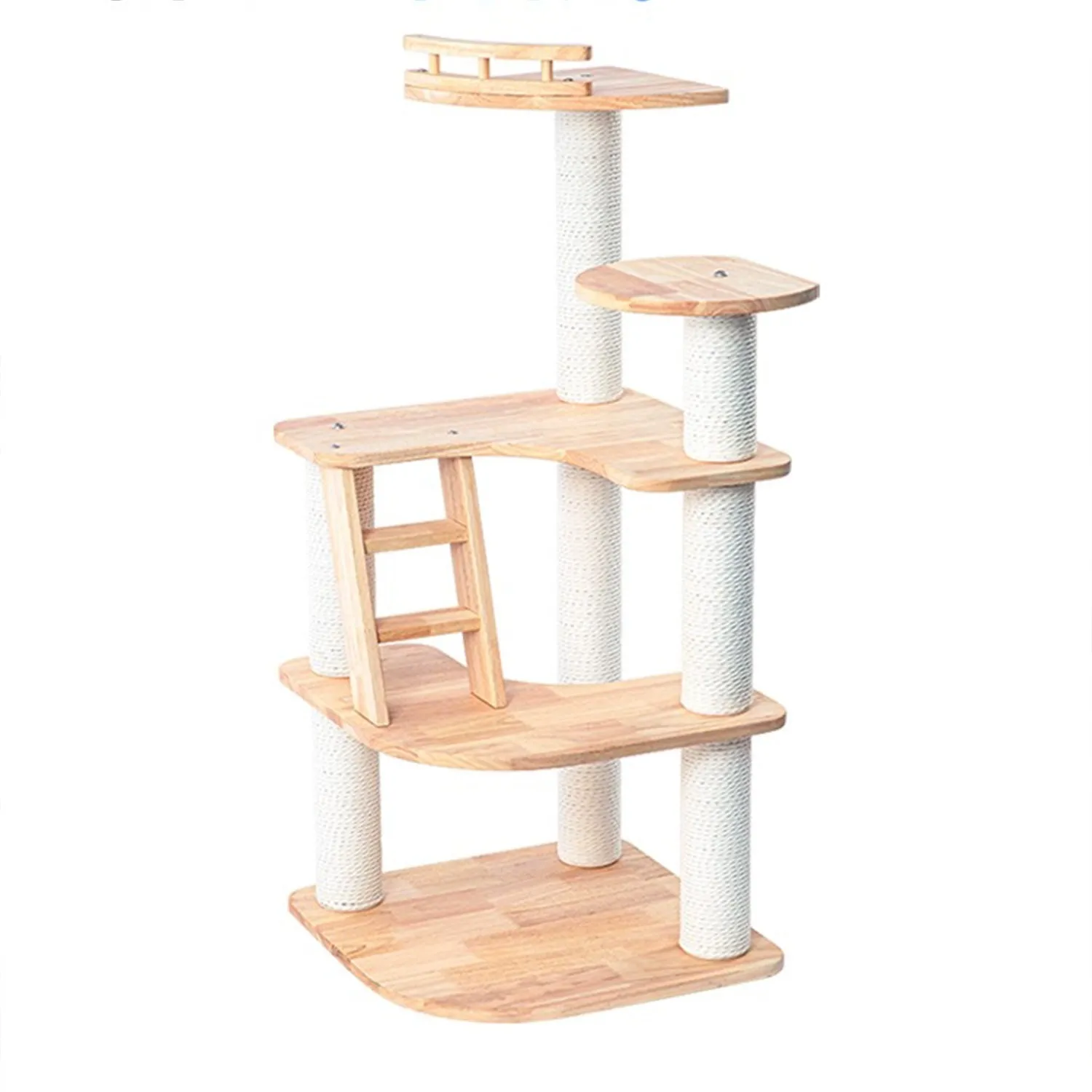 Solid Wood Cat Nest Cat Tree Integrated Corner Cat Climbing Frame