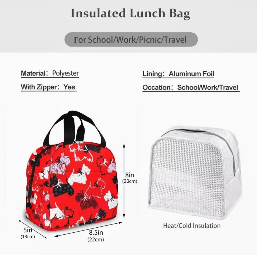 Take your Scottie to Lunch...Scottish Terrier Dog Insulated Bag Tote